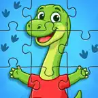 Jigsaw puzzle learn games kids Icon