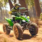 Four Wheeler MX ATV Quad Bike Icon