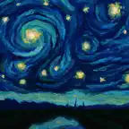 Starry Night Watch Face iOS Icon
