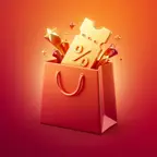 优省券: 超多优惠券大额优惠马上搜 iOS Icon