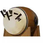 Japanese taiko drum.Timer app iOS Icon