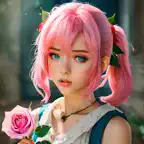Waifu Chat AI Anime Girlfriend iOS Icon
