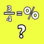 Fraction to Percent Converter iOS Icon