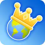 GeoKing, geography trivia iOS Icon