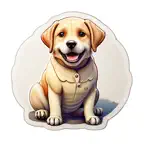 Labrador Cute Stickers iOS Icon