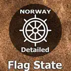 Norway Flag Test. Flag State iOS Icon