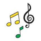 Learn musical notes - Simple iOS Icon