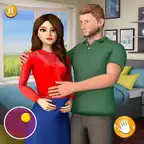 Pregnant Mom Baby Care Game Icon