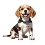 Beagle Cute Stickers iOS Icon