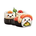 Sushi Roll Cute Stickers iOS Icon