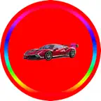 High-end car ambient lighting iOS Icon