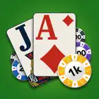 Blackjack by MobilityWare+ iOS Icon