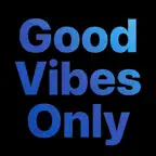 Good Vibes Only App iOS Icon