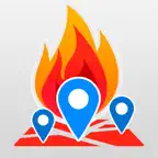 Fires Live Map, Alerts & Info iOS Icon