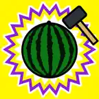 Whack a watermelon iOS Icon