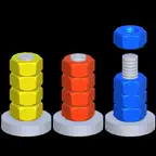Nuts And Bolts Sort iOS Icon
