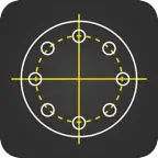 Flange Hole Marker Calculator iOS Icon