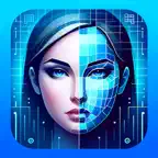 セレブ顔診断 AI顔診断 iOS Icon