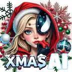 XmasAI: AI Christmas Filter iOS Icon