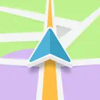 GPS Brasil: Offline navigation iOS Icon