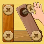 Wood Nuts & Bolts Puzzle iOS Icon