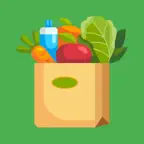 Grocery shared list and pantry icon