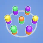 Stack Up Circle iOS Icon