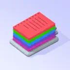 Paper Shuffle Sort iOS Icon