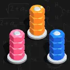 Nuts & Bolts, Color Screw Sort iOS Icon