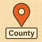 County Names & Lines iOS Icon