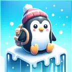 Penguin Slide - Don't Fall! iOS Icon