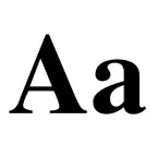 Fonts – icon