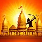 Shri Ram Mandir: Live Darshan iOS Icon