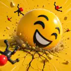 Bullet Smile: Ragdoll Puzzles iOS Icon