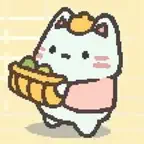 Meow Meow Cafe: Idle food Bar iOS Icon