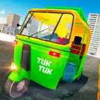 Modern Tuk Tuk Auto Rickshaw iOS Icon