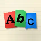 Random Note like a ransom note icon