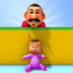 Baby Survival Escape Dad Game iOS Icon