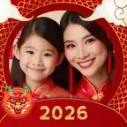 Chinese new year photo frames. iOS Icon