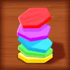Wood Hexa Sort - Card Puzzle iOS Icon