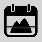 DualPhotoCalendar Lite 2025 iOS Icon