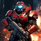 Devil War: 3D fps game iOS Icon