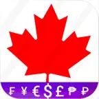 Fast Canadian CAD converter iOS Icon