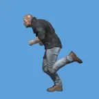 Running Man - In The Sky iOS Icon