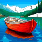Calm Color-Color By Number iOS Icon