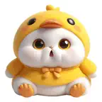 Cute Little Kitten is in Love iOS Icon