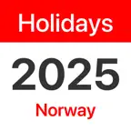 Norway Public Holidays 2025 iOS Icon