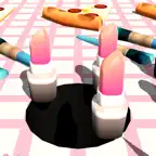 Lipstick Makeup Black Hole iOS Icon