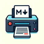 Markdown to PDF Fast Converter iOS Icon