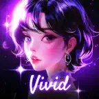 Vivid.Chat: AI Character iOS Icon